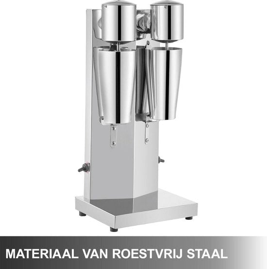 Macchina per Frullati - Frullatore per Frullati - Blender Elettrico - Frullatore per Frullati - Incluso 2 Cialde - 0,8L - 180W - Argento