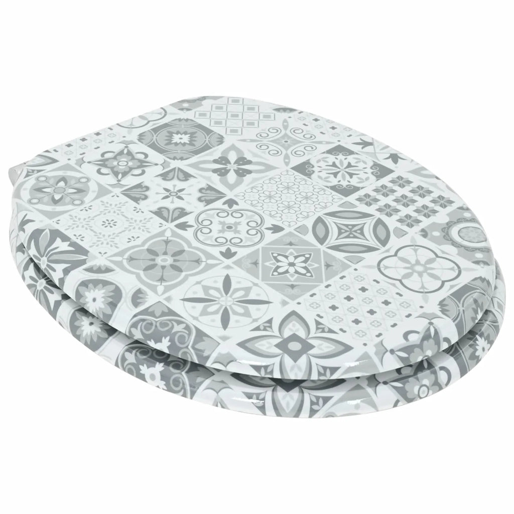 Sedile per toilette con chiusura morbida 2 pcs 44 x 38 cm
