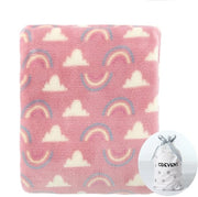 Coperta Fleece 75x100cm - Coperta per lettino - Coperta per bambini - Coperta per auto - Leggera e calda - Coperta per bambini