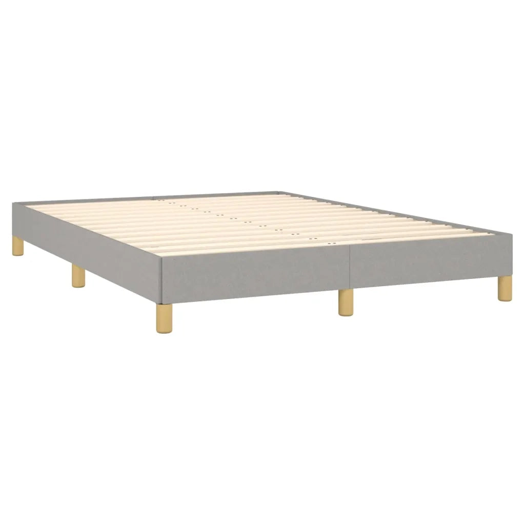 Giroletto senza Materasso Grigio Chiaro 140x190 cm Tessuto 346810