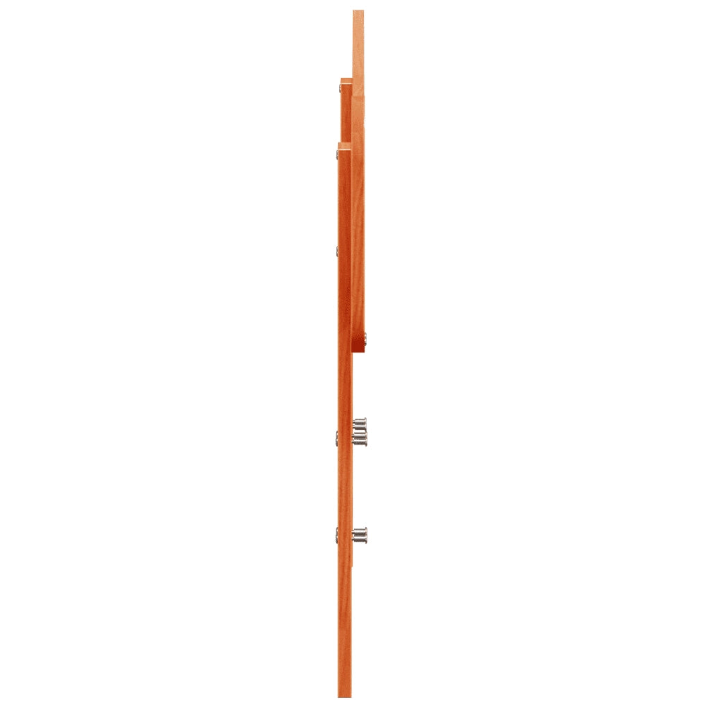 Testiera Marrone Cera 75 cm in Legno Massello di Pino 844800