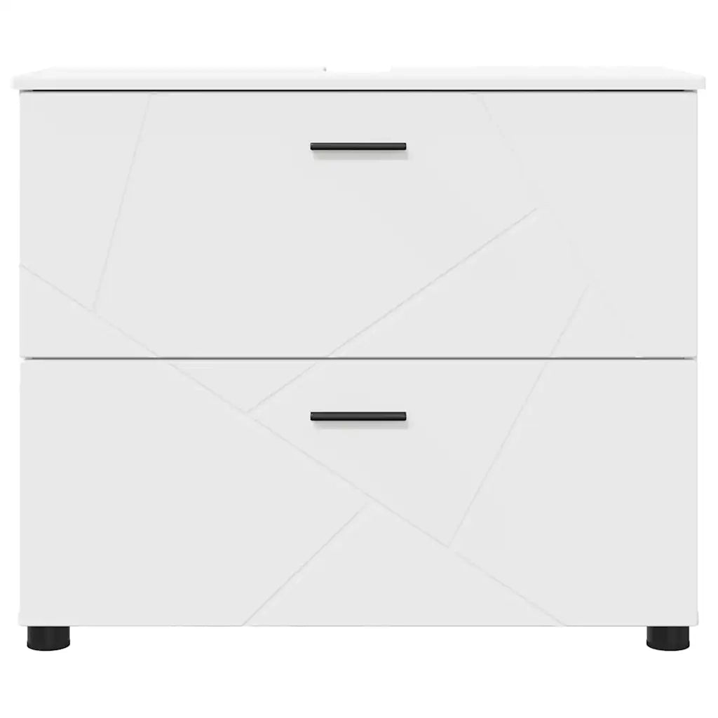 Mobile da Bagno con cassetto con porta Bianco 76,5 x 35 x 64 cm 883294