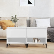Tavolini 2 pz Bianchi 50x46x50 cm in Legno Multistrato 819549