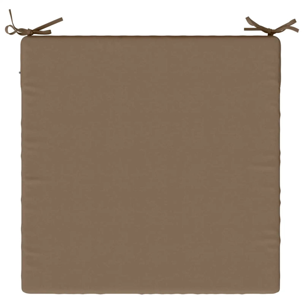 Cuscino per Sedia in Unico Pezzo SOEST 100% Poliestere Tortora 944879