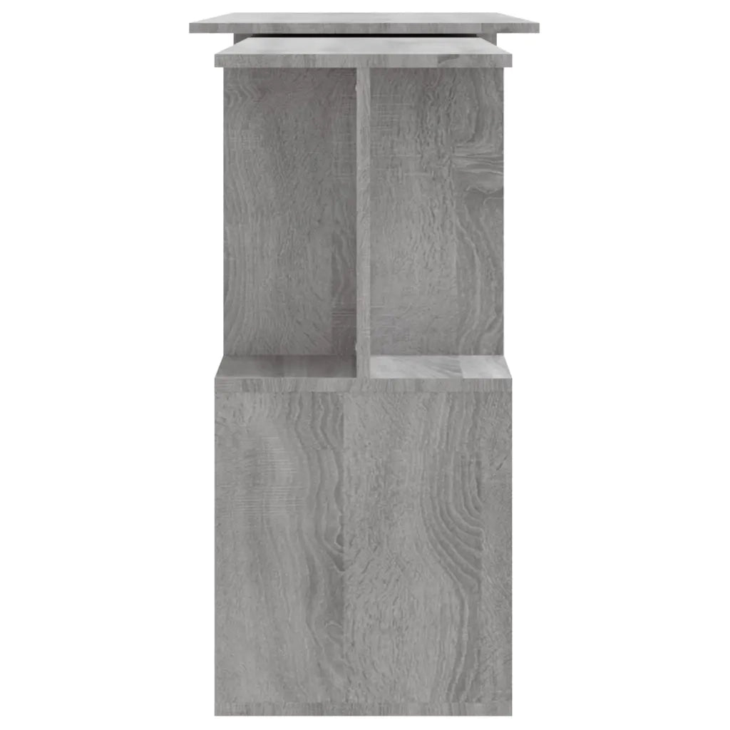Scrivania | Tavolo da Ufficio Angolare Grigio Sonoma 200x50x76 cm Legno Multistrato