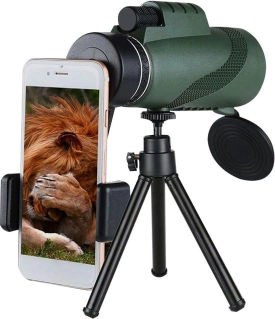Telescopio da Campo 10x42 HD Compacto Impermeabile Monoculare BAK4 Prisma Lente FMC per adulti