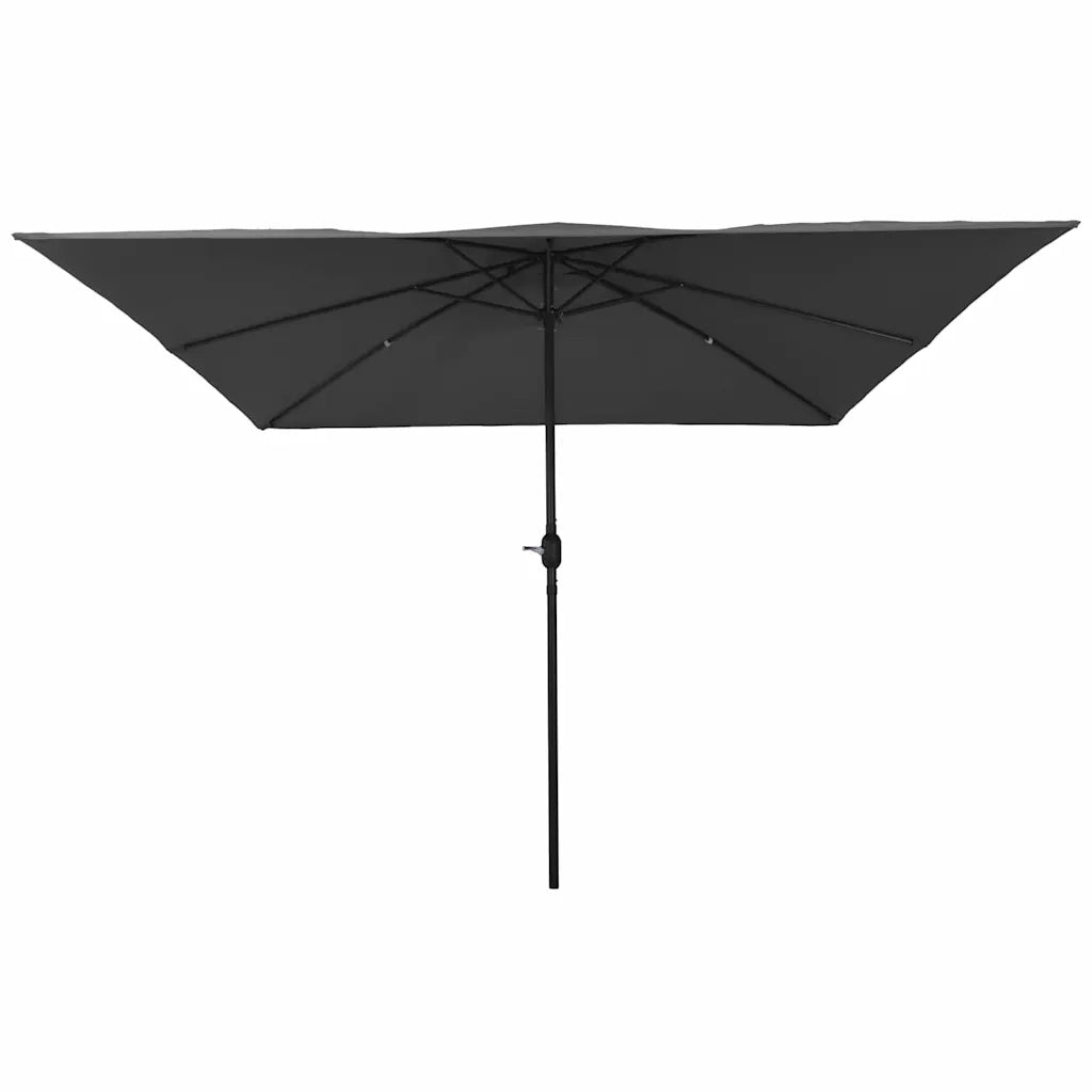 Ombrello da giardino Antracite 295 x 295 x 245 cm 42003654