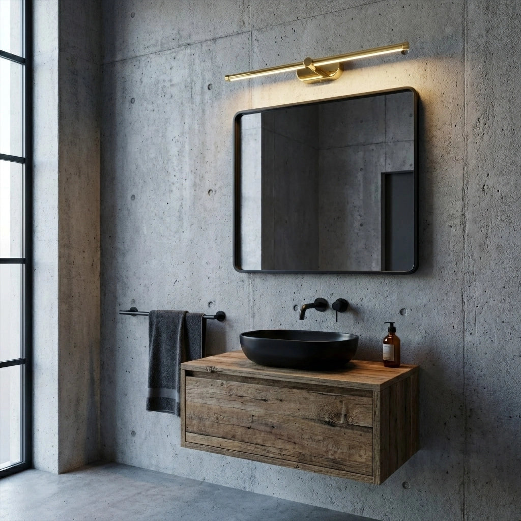 Applique Da Bagno Led APP1890-1W 60 Cm Gold