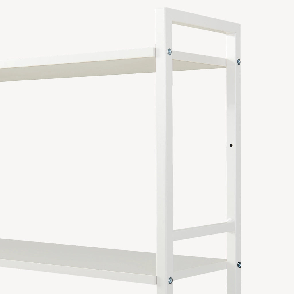 Scaffale Sopra WC Ljukhobro a 3 Ripiani Mensola da Bagno 164 x 64 x 20 cm - Grigio [en.casa]