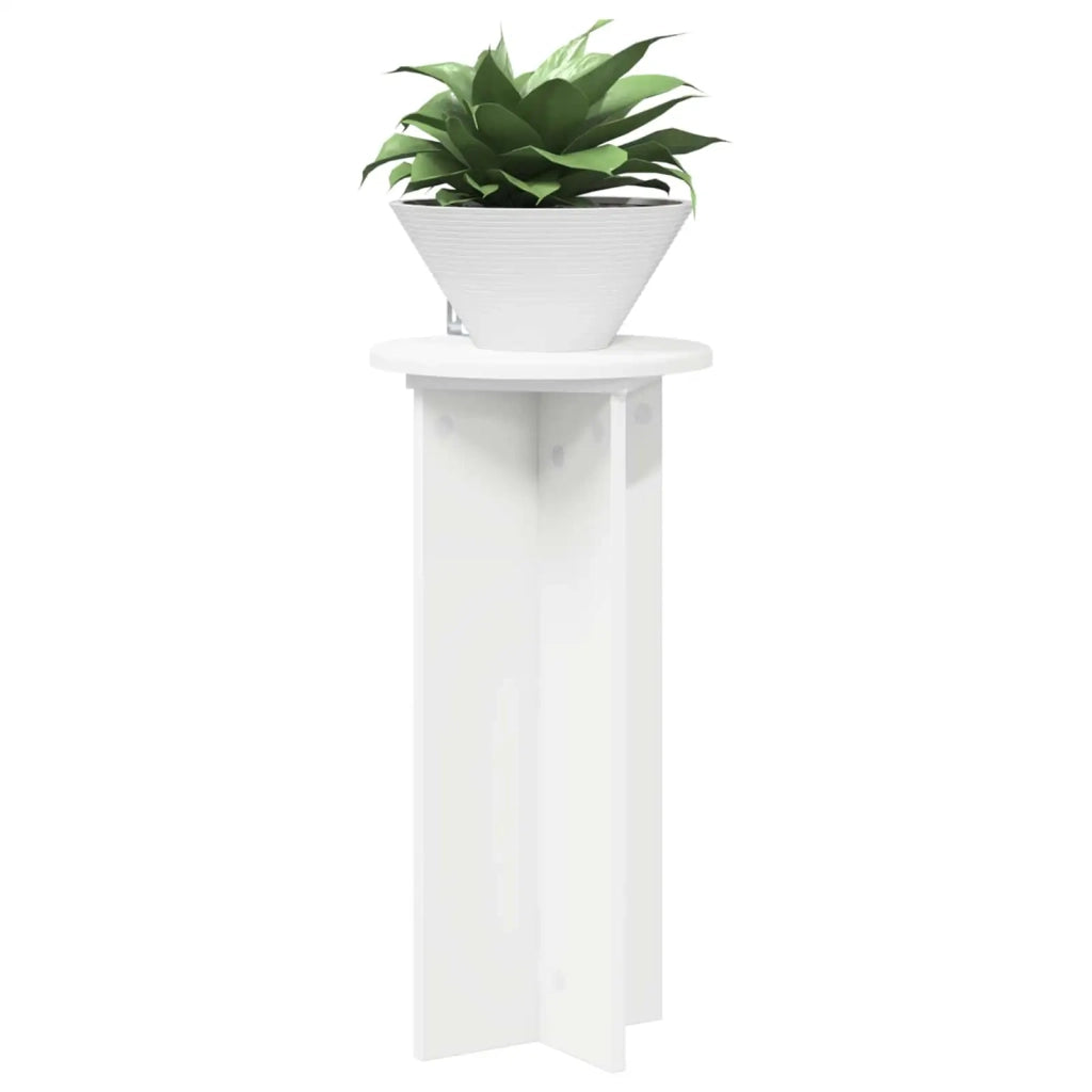 Supporto per piante 2 pcs Bianco Ø29,5 x 60 cm 899717