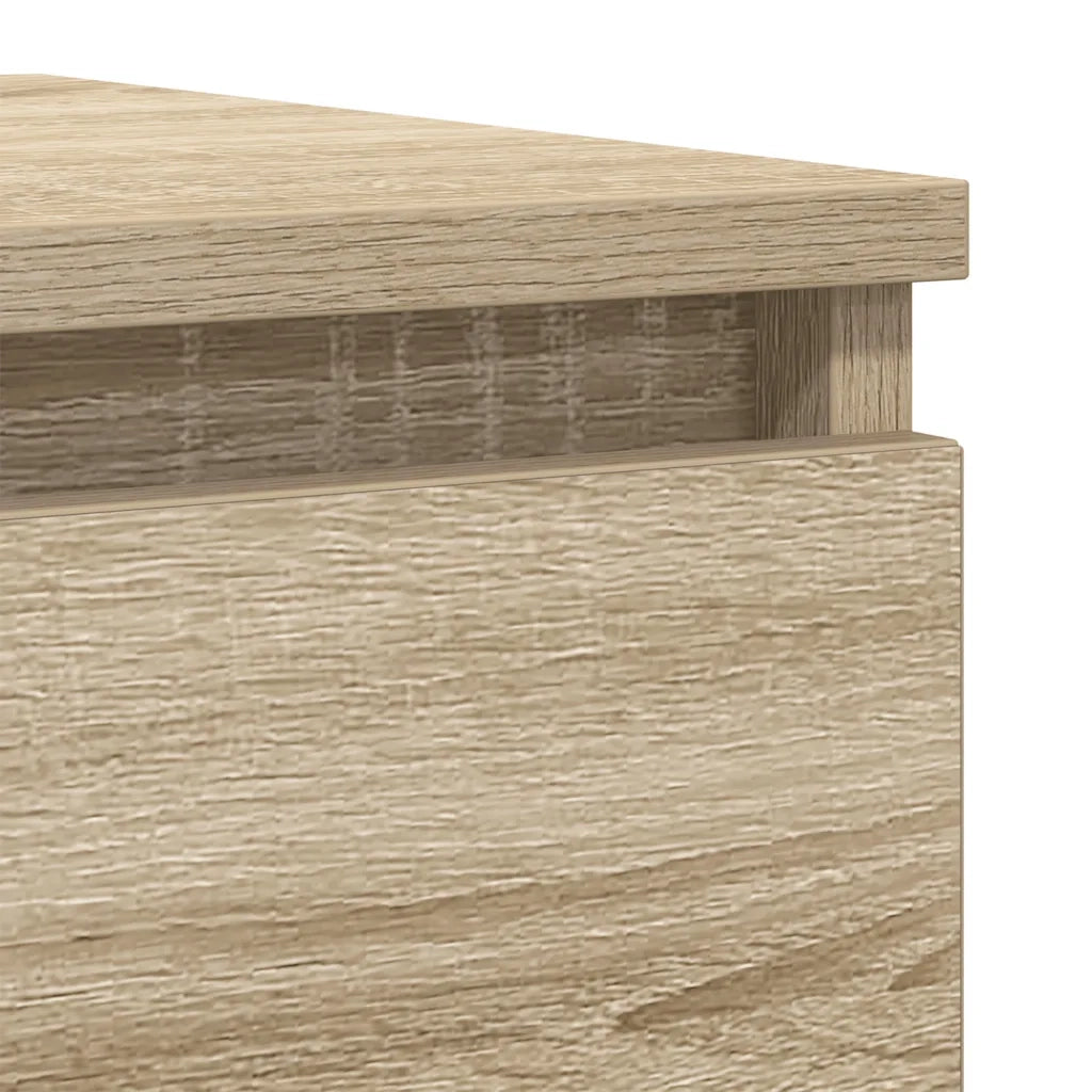 vidaXL Credenza Rovere Sonoma 37,5x35x99 cm in Legno Multistrato