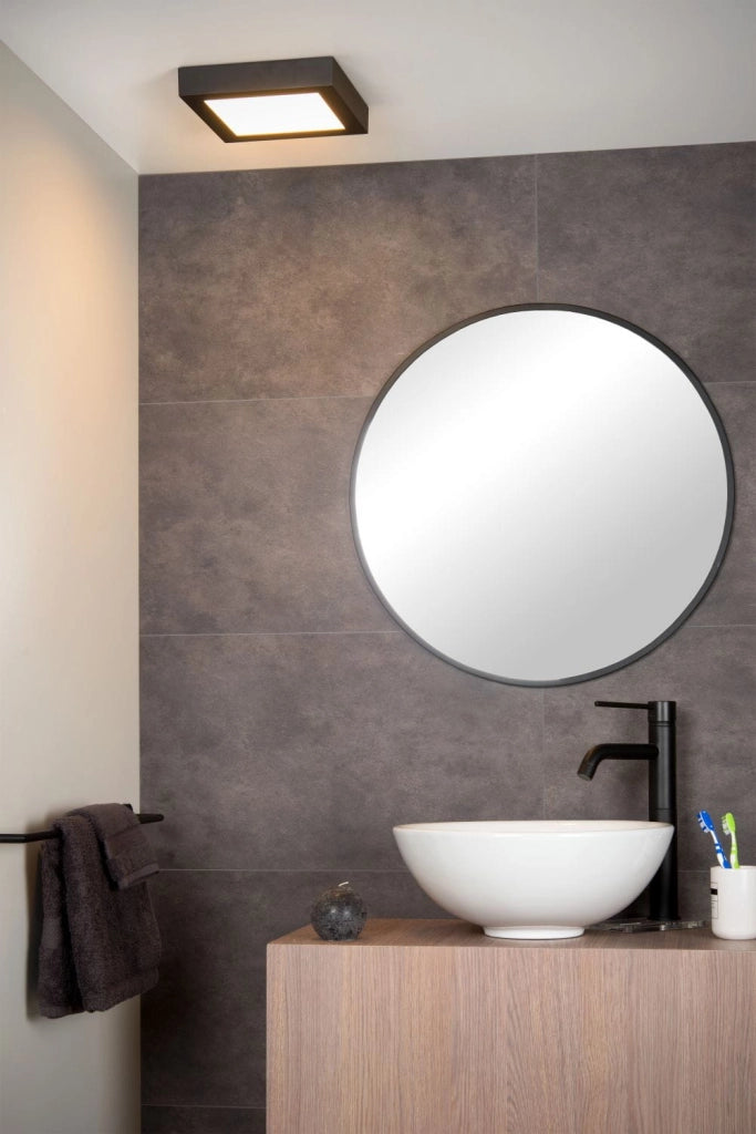 Plafoniera LED Lucide Brice quadrata 22cm 22W 3000K