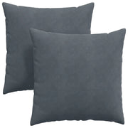 Cuscini da Divano 2 pz | Cuscini per sedie Grigio scuro 60 x 60 cm