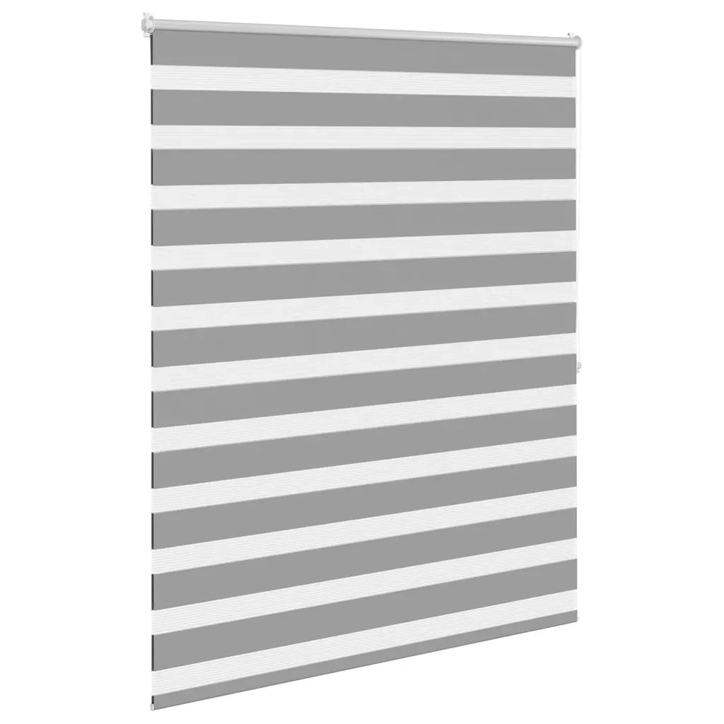 Tenda a rullo zebra 140,9x175 cm Larghezza tessuto 136,7 cm grigio 240223