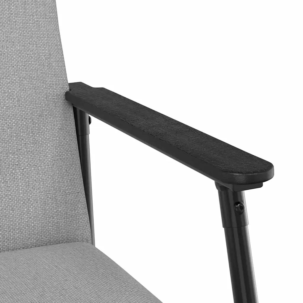 Poltrona-Divano Sedia-Poltroncina Grigio Nuvola Tessuto 993609