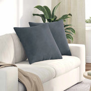 Cuscini da Divano 2 pcs Grigio scuro 80 x 80 cm 42014058