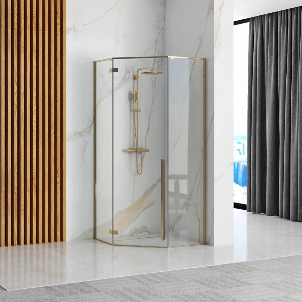 Cabina Doccia Diamond Gold 100x100