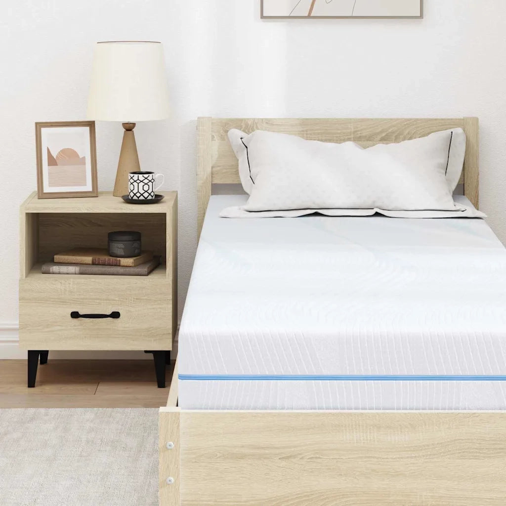 vidaXL Materasso Bianco 70 x 200 cm Schiuma