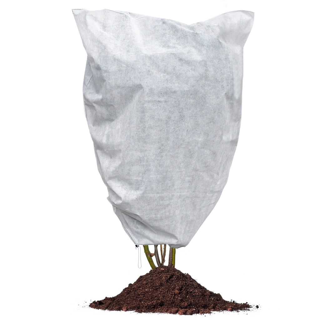 KADAX Cappuccio protettivo invernale per piante 1,2x1,8 m, sacco agrotessile con cordino 50 g/m