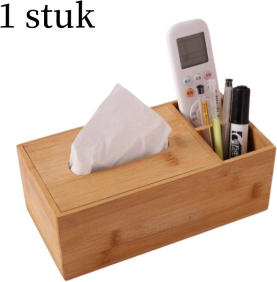 Sostituto di Carta per Hout con Doppie Cantine di Ripostiglio - 23x12x8.5 cm - 1 pezzo - Naturale