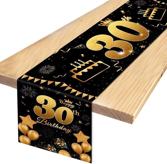 Decorazione per Tavolo 30° Anniversario, 180 x 35 cm