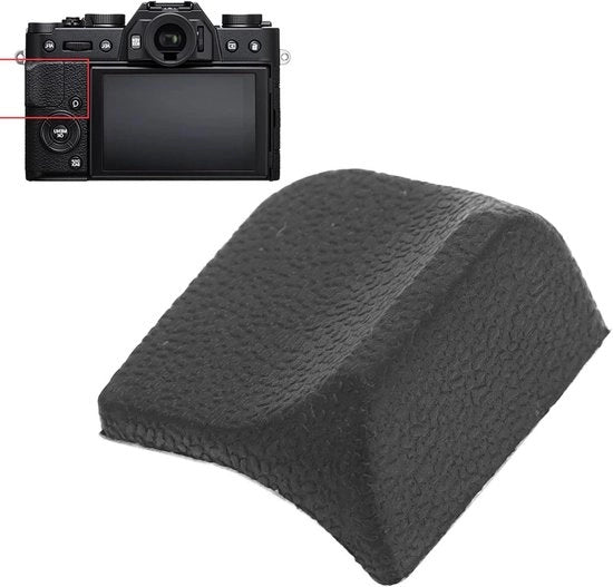 Camera posteriore per Fuji XT10 XT20 con supporto in gomma antiscivolo con adesivo per sostituzione