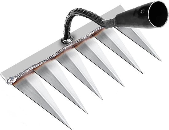 Racchetto per erba - Racchetto per prato - Racchetto da giardino - Livellatore per giardini - Topdressing - Distribuzione sabbia - Giardinaggio - Egalizzazione prato - RVS - Ergonomico