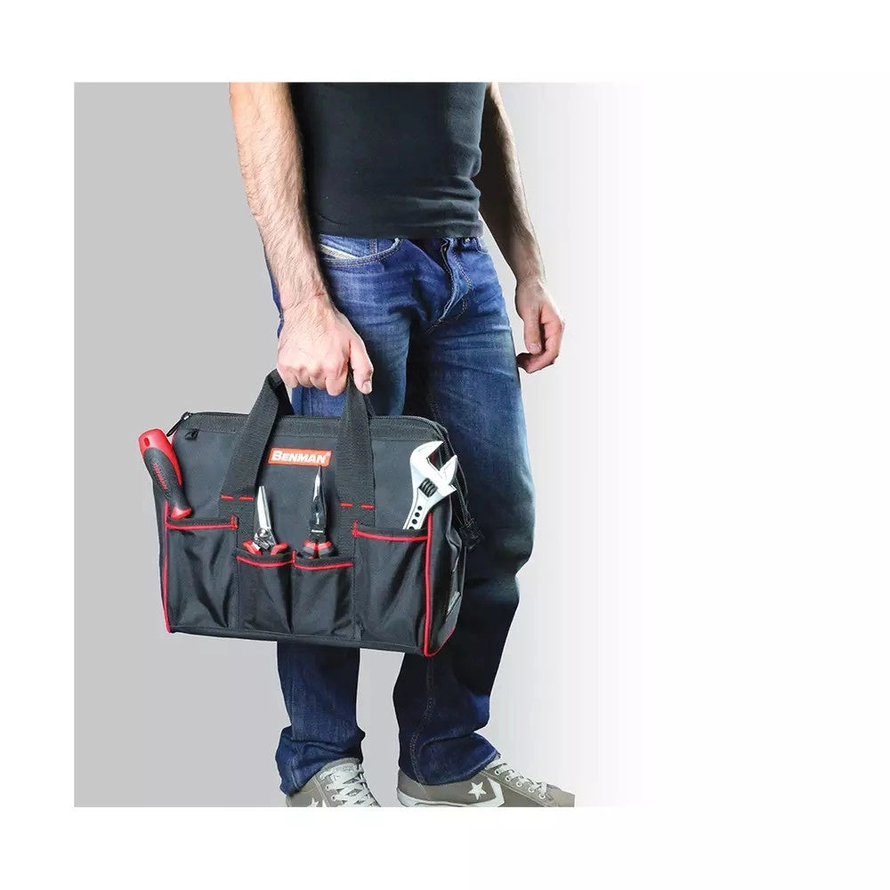 Benman 44x26x33cm borsa professionale porta attrezzi utensili a mano