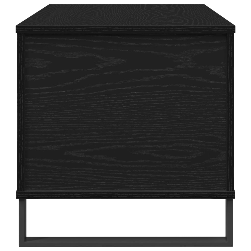Tavolino da CaffÃ¨ Rovere Nero 90x44.5x45 cm Legno ingegnerizzato