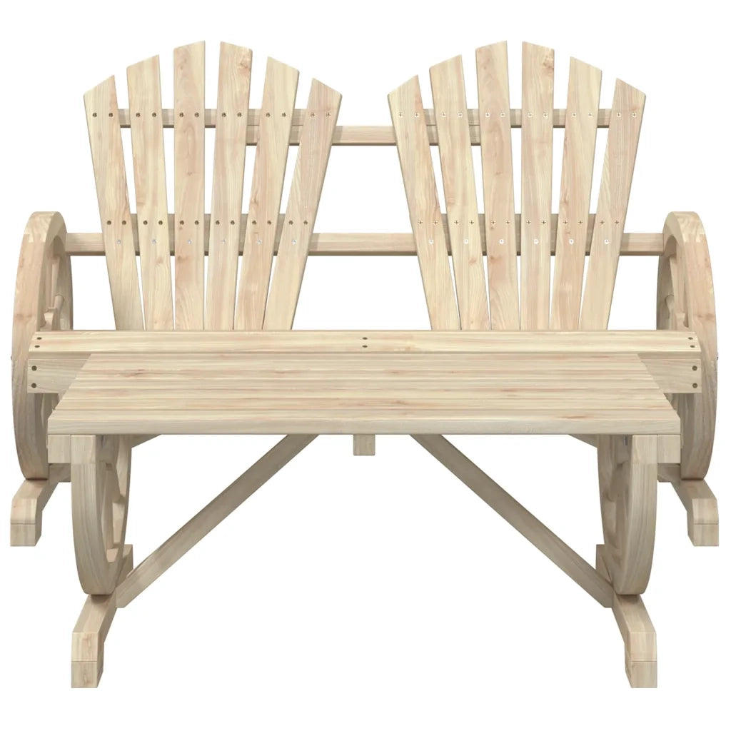 Set Salotto da Giardino 2 pz in Legno Massello di Abetecod mxl 91801