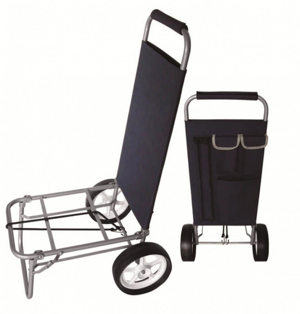 Carrello Beach 96x15,5x51 h cm in Acciaio Blu