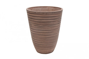 Vaso Piccolo Anemone Ø25,5x32,5 cm in Fibra sintetica Taupe