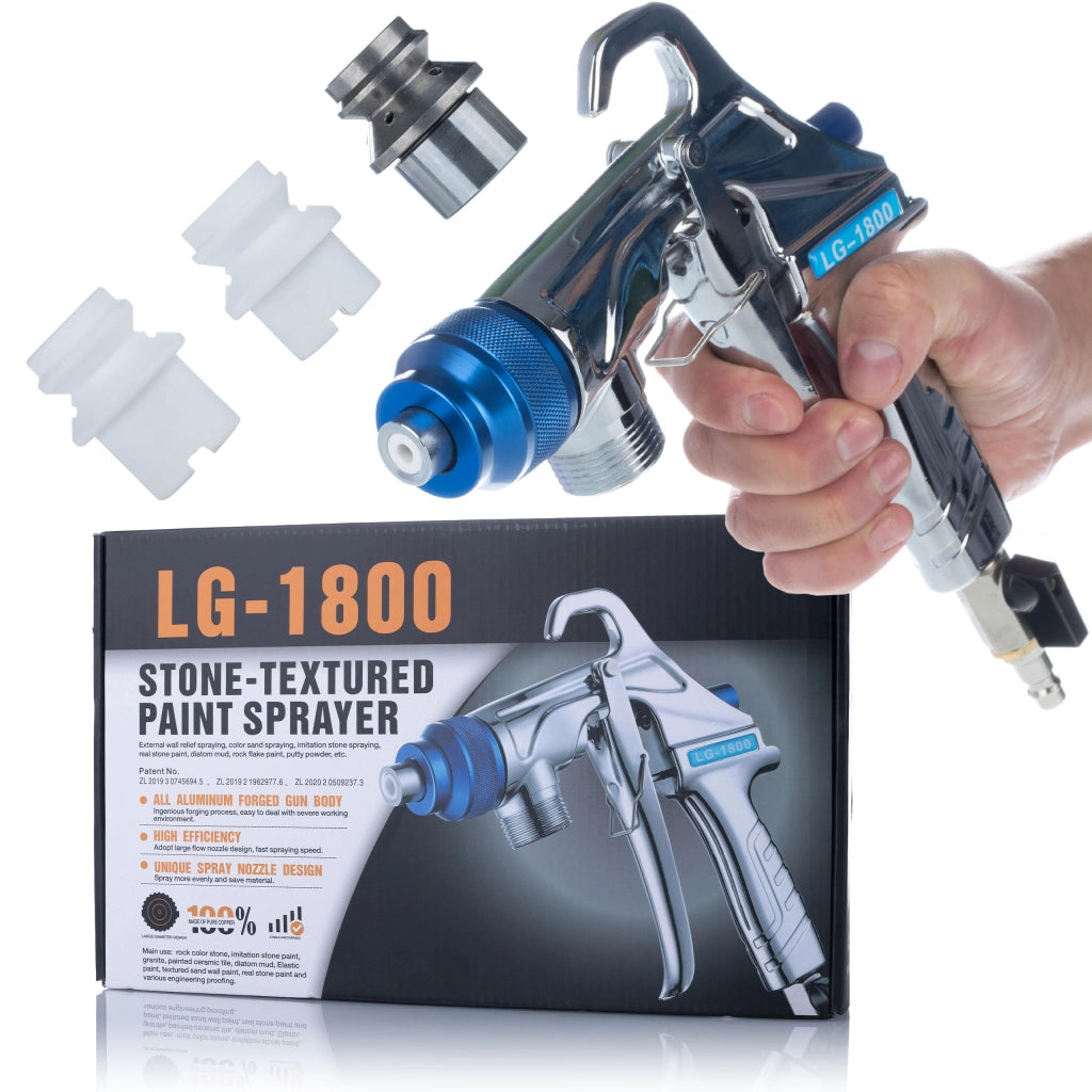 Agitatore per Intonaco MaxStream18 – Motore 1800W, Flusso 12L/Min | Serbatoio 28L, Ruote Senza Camera d'Aria