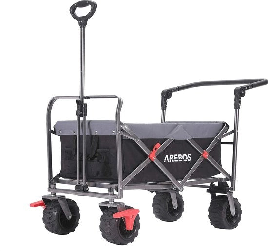 Carrello Opportuno con Ruote 360° Girevoli - Carrello Manuale per 100 kg e Pneumatici