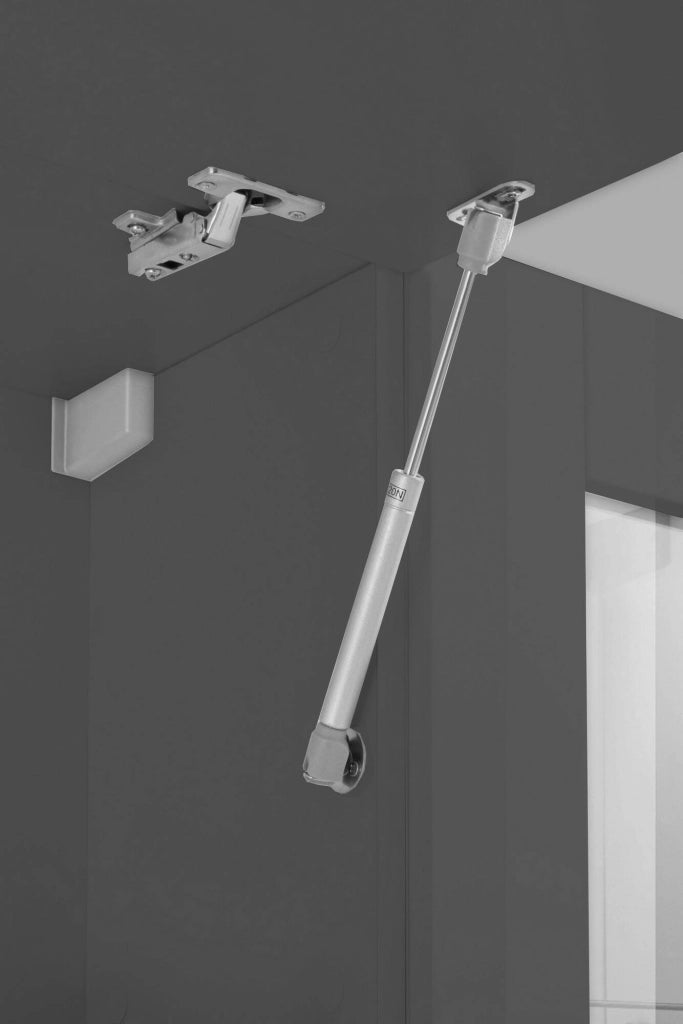 Parete attrezzata Carretto, Set salotto porta TV a 5 ante, Mobile soggiorno multiuso, 100% Made in Italy, cm 340x30h180, Antracite