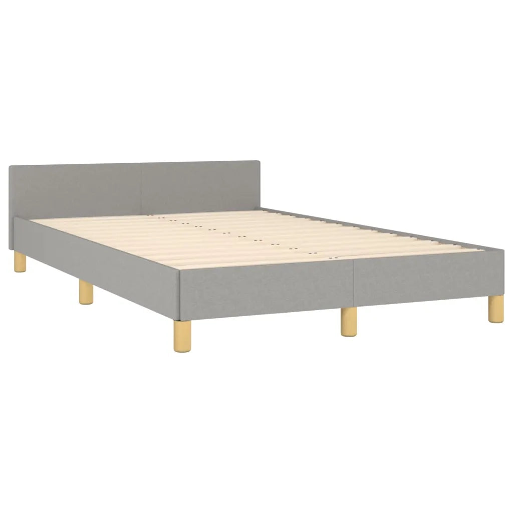 Giroletto senza Materasso Grigio Chiaro 120x200 cm Tessuto 3125365