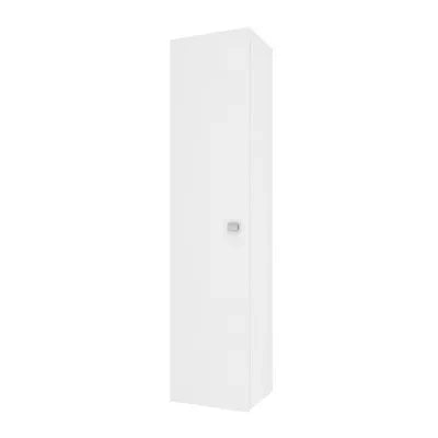 Colonna bagno sospesa 136h cm bianco lucido anta reversibile