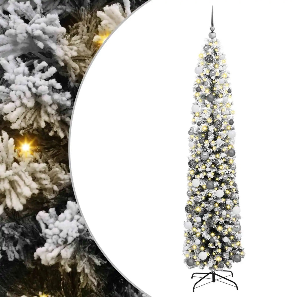 Albero di Natale artificiale con 300 LED Verde 210 cm 3395030