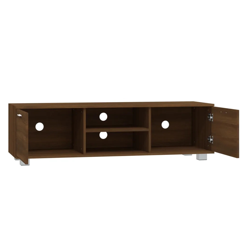 Mobile TV Rovere Marrone 140x40,5x35 cm in Legno Multistrato 342628