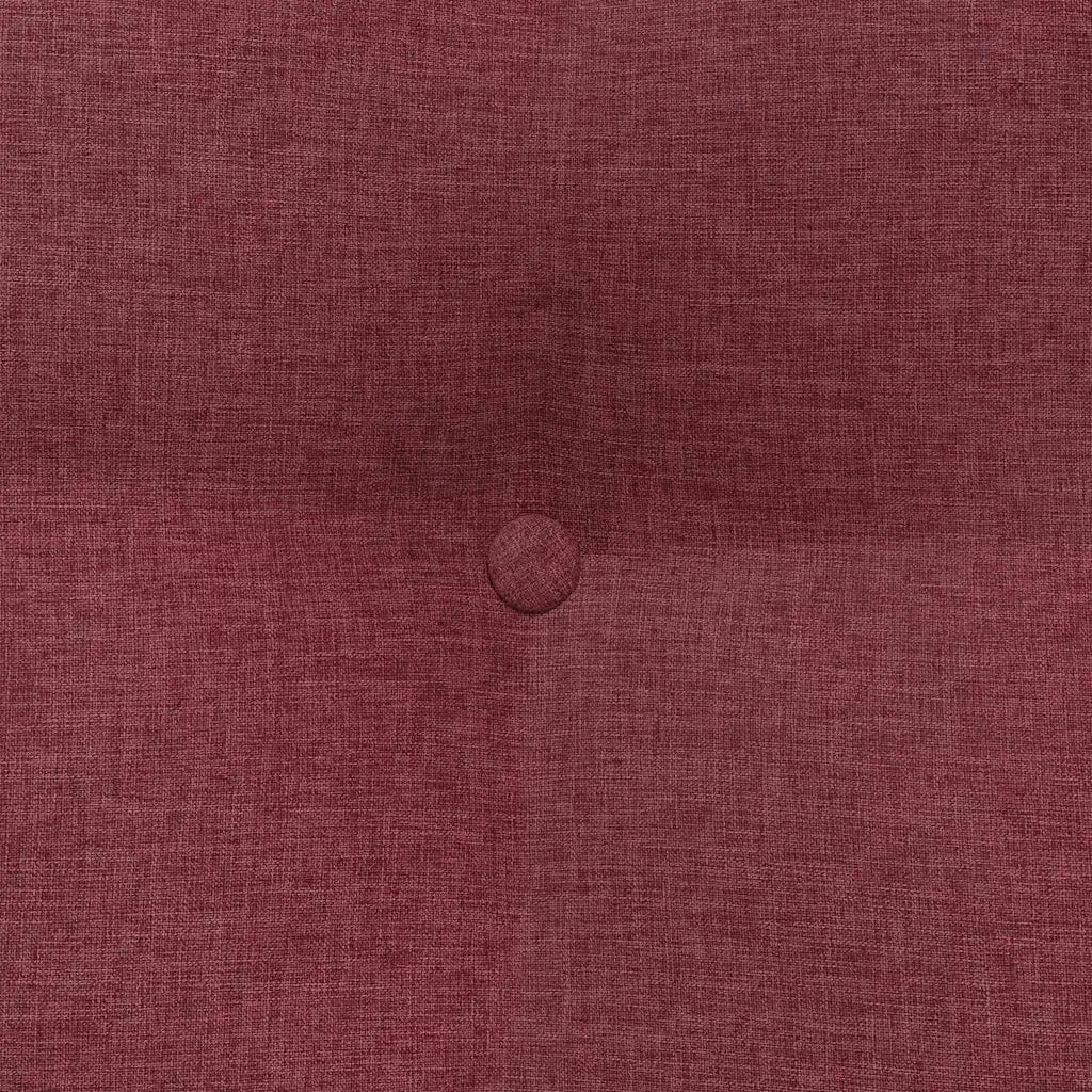 Cuscino per Schiena Rosso Vino 45 x 24 x 50 cm Tessuto