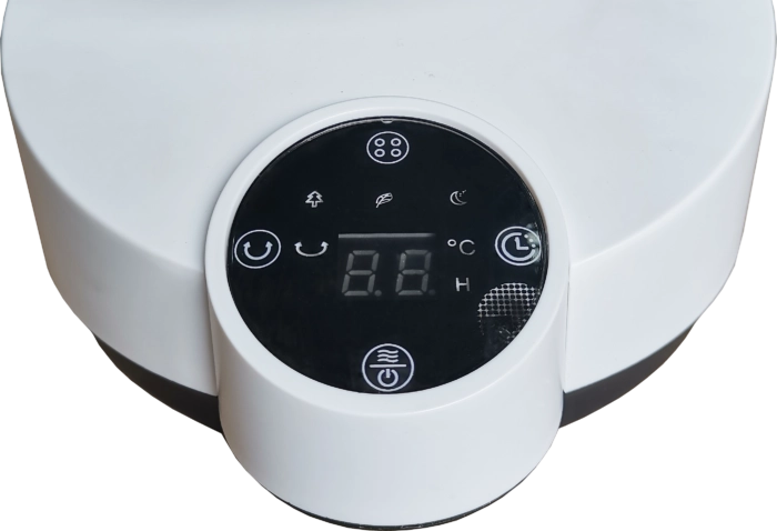 Ventilatore circolatore aria 25 cm con telecomando, 50W 3 modalità vento e timer 12h, oscillazione automatica per casa - Sogo
