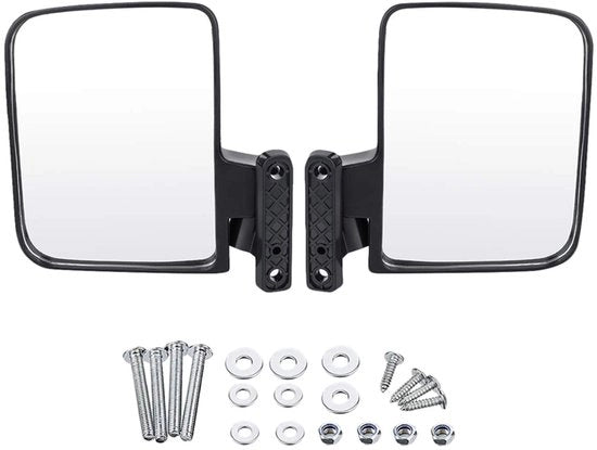 Specchio laterale per carrello da golf - Convesso - Resistente e Duraturo - 32,29 x 12,9 x 5,3 cm - Sostituzione per Carrello da Golf - Adatto per Cl.