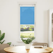 Tenda Plissettata Blu 40x150 cm Larghezza Tessuto 39,4 cm 4015182