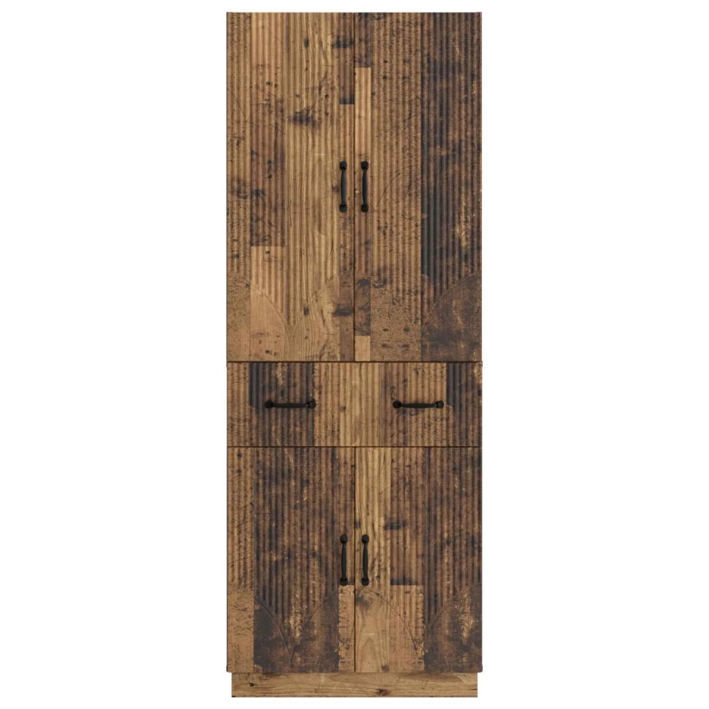 Set di armadi 2 pcs Legno antico Legno ingegnerizzato