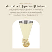 Misuratore di Liquidi Robusto e Sostenibile - 1 Litro - Misuratore in Acciaio Inossidabile - Cocktailmeter - Strumenti Fondamentali per il Mixologo - Aspetto Creativo - Jigger