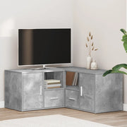 Mobile Angolare Grigio Cemento 160x40x45 cm in Truciolato 3307822