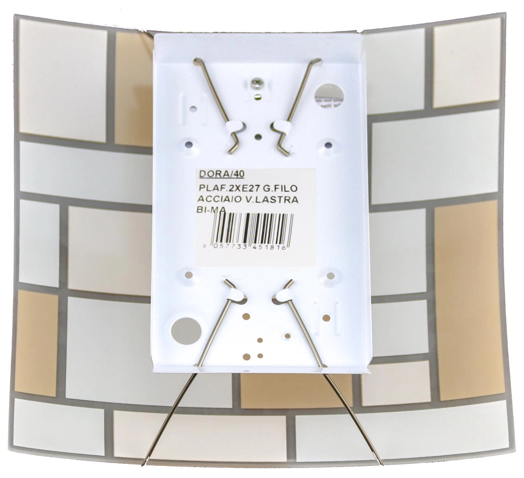DORA LAMPADA PLAFONIERA 2 LAMPADINE E27 40 CM