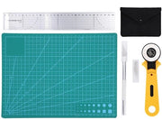 Set di attrezzi per cucire - 5 attrezzi da taglio diversi - Duraturo - Borsa di stoccaggio - Attrezzi per artigianato - Materiale ecocompatibile - Attrezzi per hobby