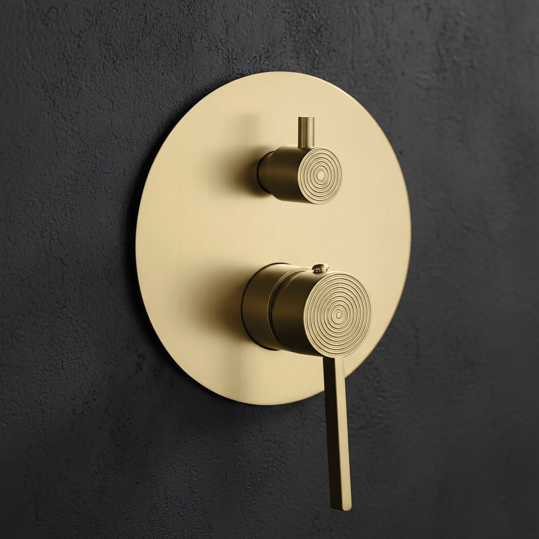 Set Doccia Da Incasso Rea Foster Brush Gold + Box