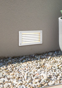 Applique da Esterno a Led in Alluminio Bianco Opaco